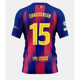 Barcelona Andreas Christensen #15 Hemmakläder 2025-26 Kortärmad